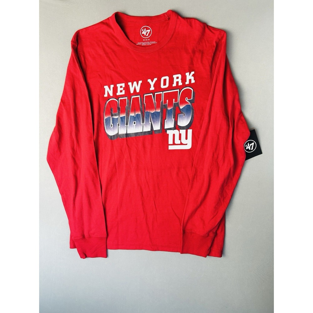 New York Giants '47 Brand Men's M‎ Long Sleeve T Shirt NEW With Tags